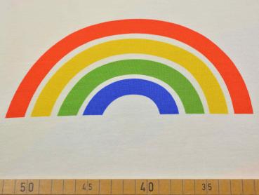 Preview: Baumwolljersey Panel Regenbogen ca. 75 cm